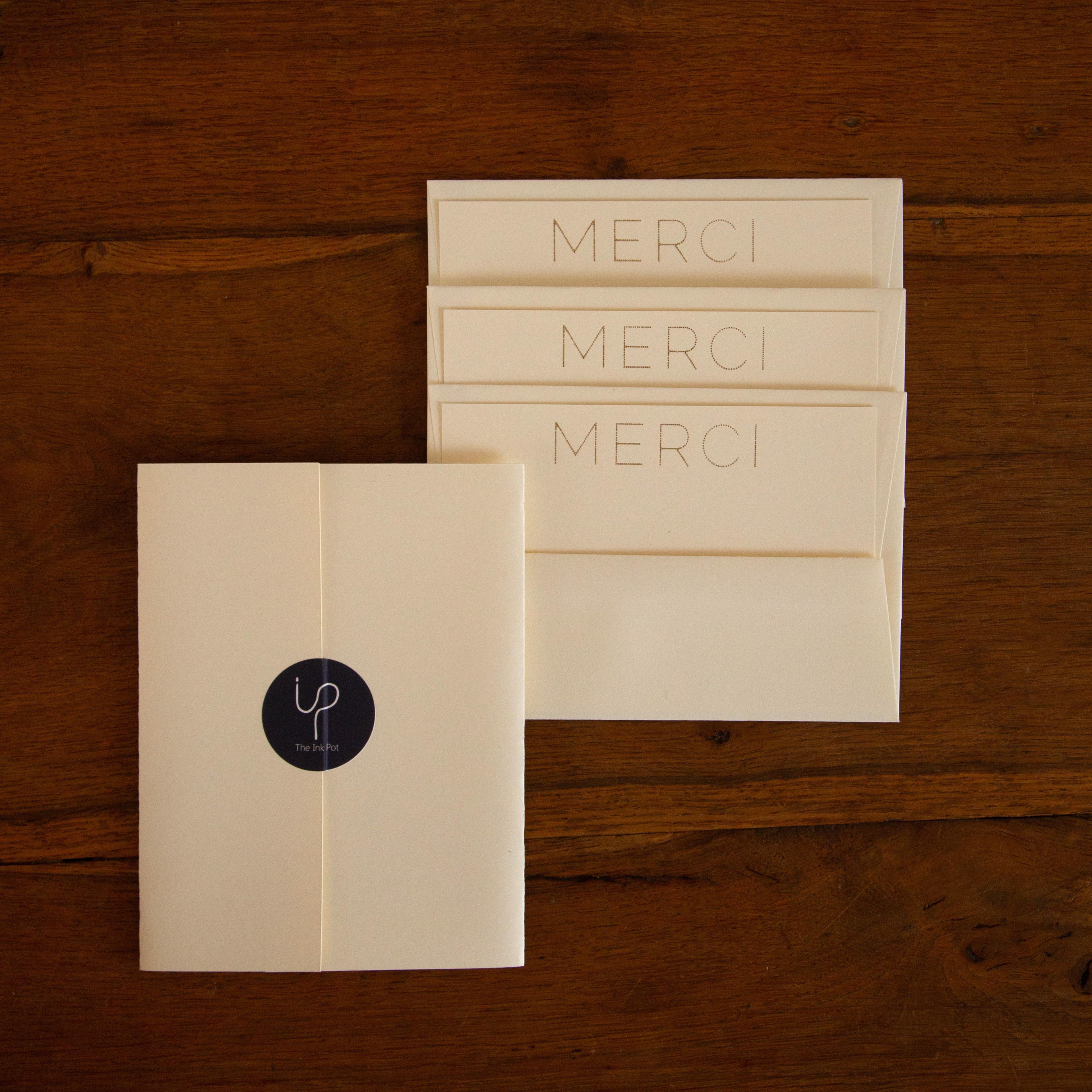 Merci Notecards (various colours)