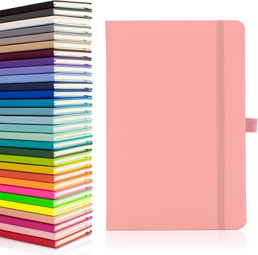 sanoyannickatelier Notes London Eco A5 Hardback Notebook – Lined, Dark Grey