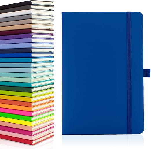 sanoyannickatelier Notes London Eco A5 Hardback Notebook – Lined, Dark Grey