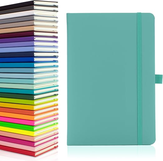 sanoyannickatelier Notes London Eco A5 Hardback Notebook – Lined, Dark Grey