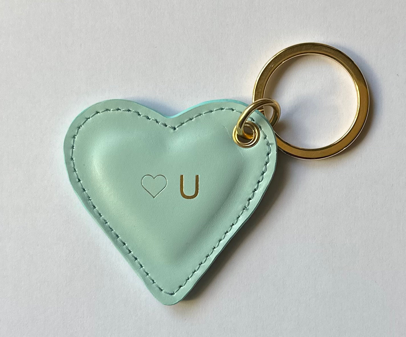 Leather Heart Keyring – Handmade Premium Quality | sanoyannickatelier.shop