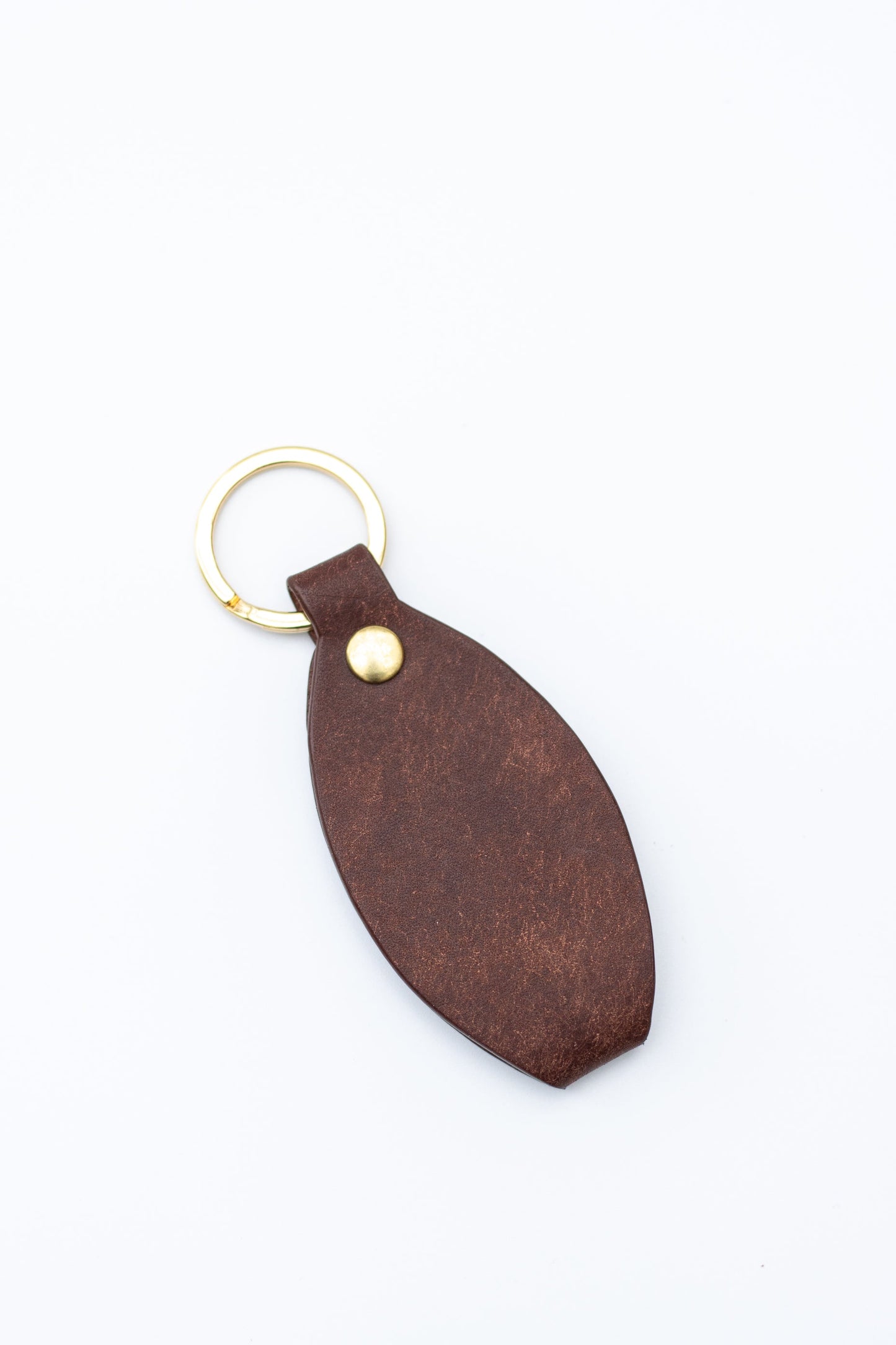 Leather Pea Keyring