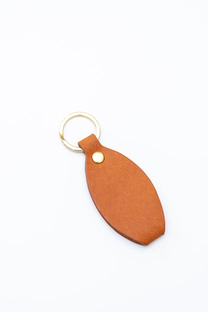 Leather Pea Keyring