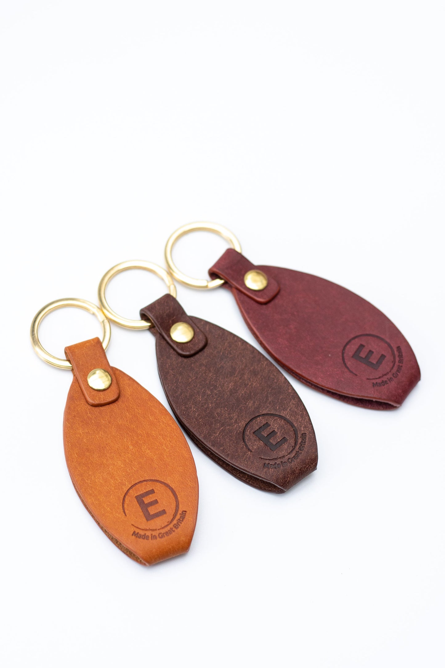 Leather Pea Keyring
