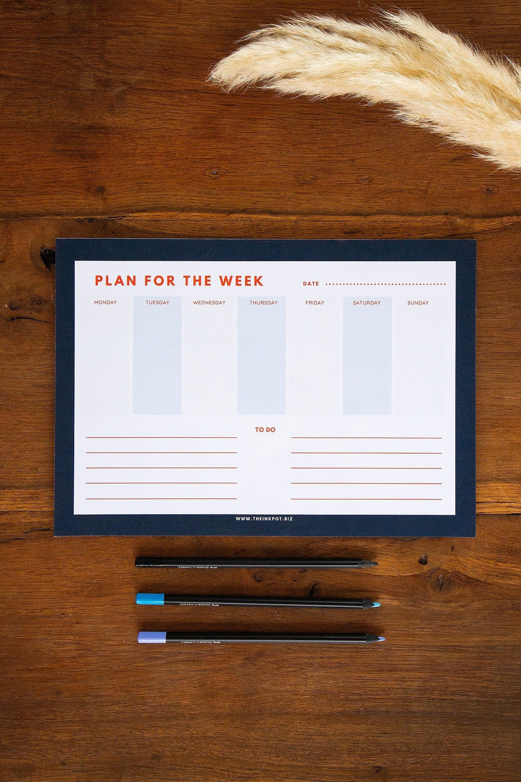 A4 Weekly Planner Pad