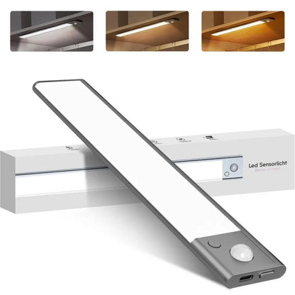ANYSUN LED Unterbauleuchte, kabellos mit Bewegungsmelder, 23cm, 900 mAh Akku, Farbwechsel, dimmbar