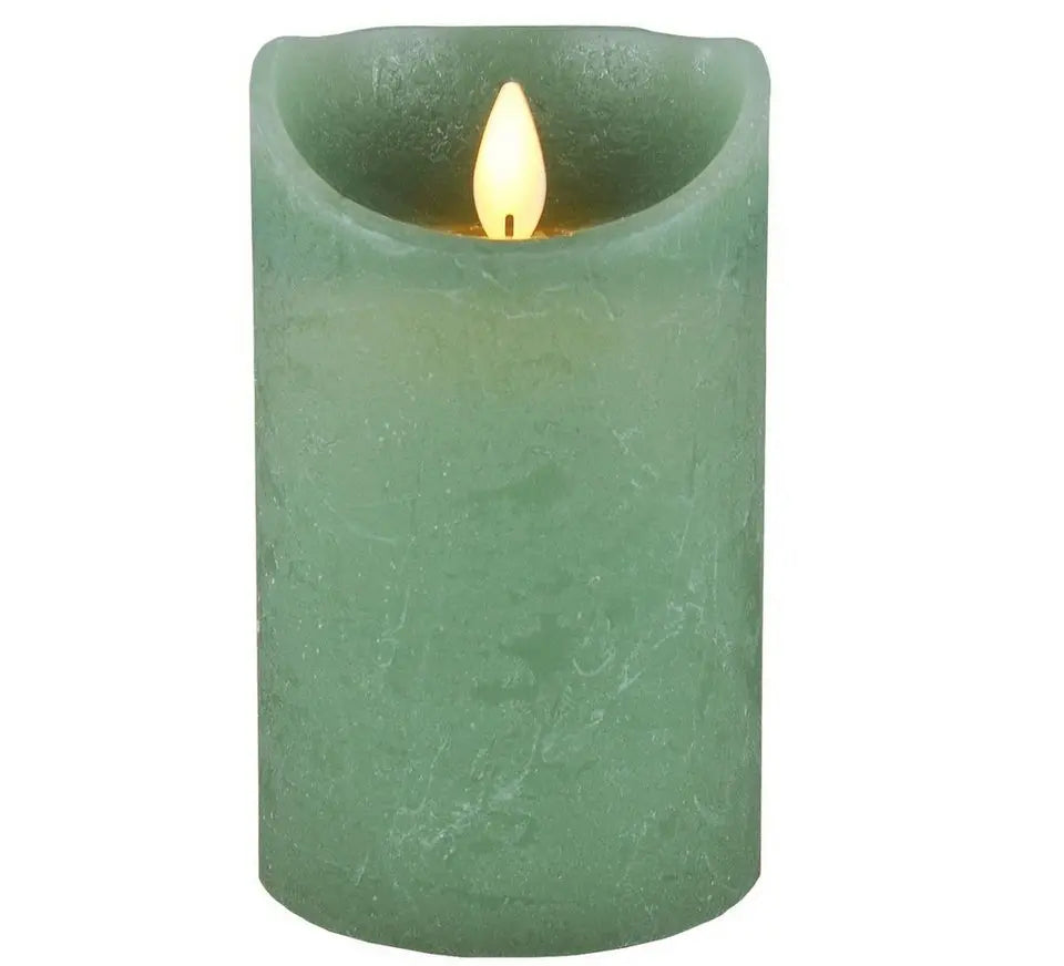 Coen Bakker Deco BV LED-Kerze, Echtwachskerze mit Timer, 10 / 12,5 / 15 cm, Ø 7,5 cm